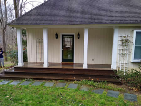 Porch cleaning